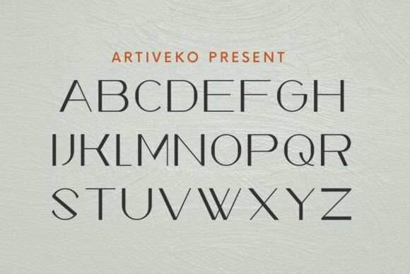 Kaoma Font PNG with transparent background - Preview 1