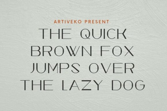 Kaoma Font PNG with transparent background - Preview 3