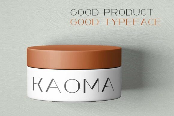 Kaoma Font PNG with transparent background - Preview 4