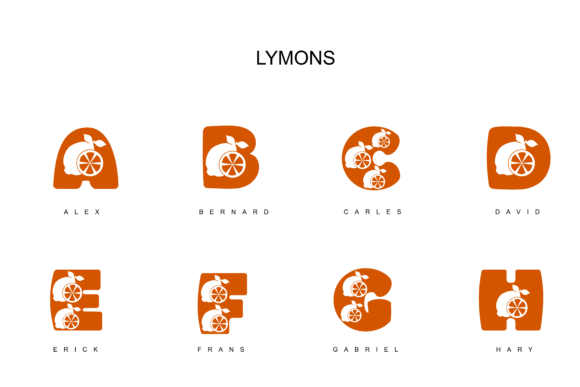 Lymons Font PNG with transparent background - Preview 2