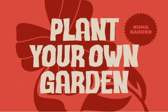 Meadow Bloom Font PNG with transparent background - Preview 2