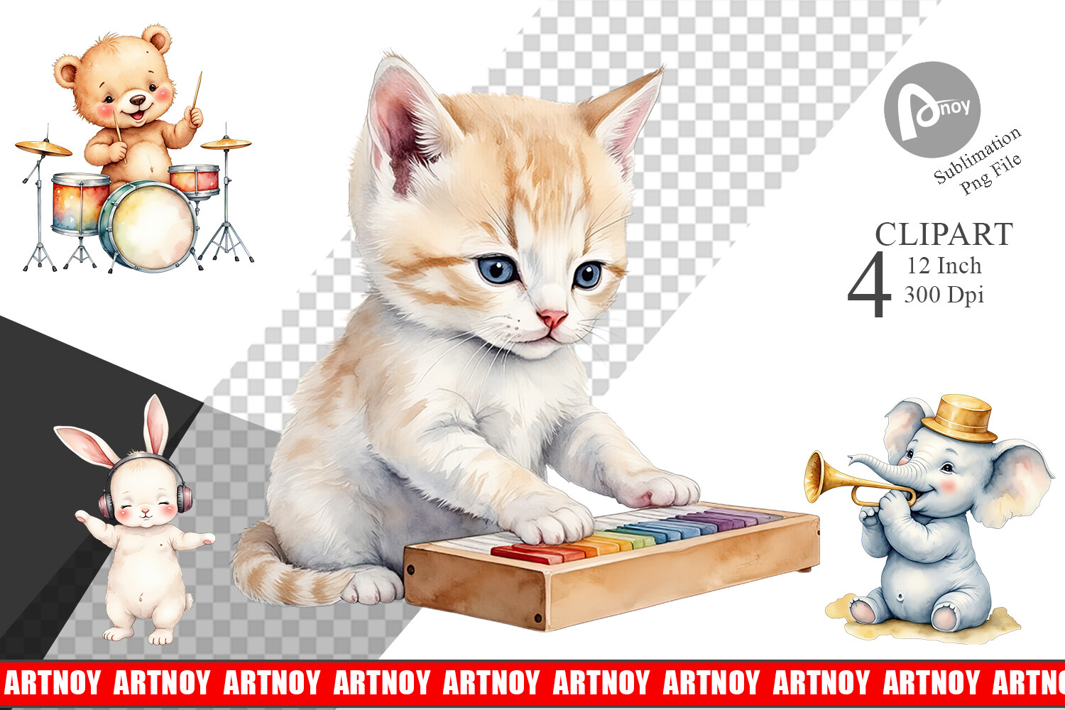 Melody Baby Beats Clipart Graphic by Artnoy · Creative Fabrica