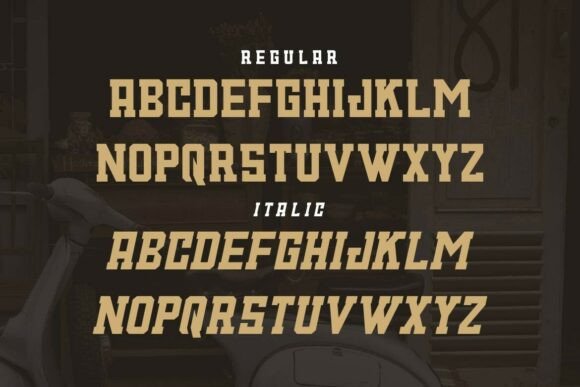 Obligate Font PNG with transparent background - Preview 1