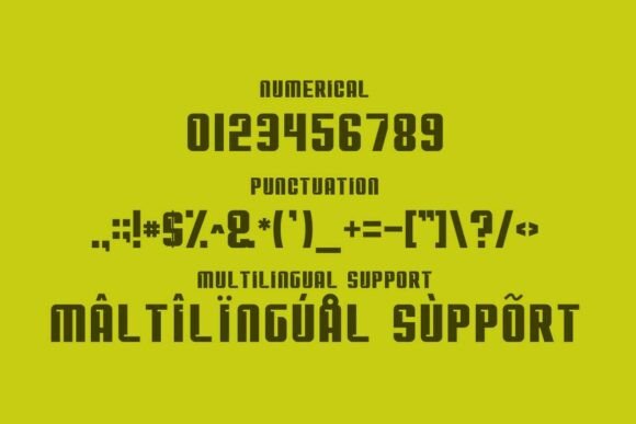 Randu Font PNG with transparent background - Preview 2