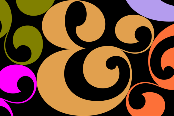 Roman Avenue Font PNG with transparent background - Preview 2
