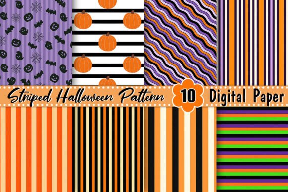 Striped Halloween Pattern