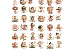 40 Fairy Clipart Bundle Graphic by patipaintsco · Creative Fabrica