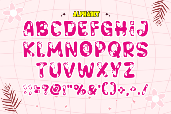 Baby Birthday Font - Preview 3