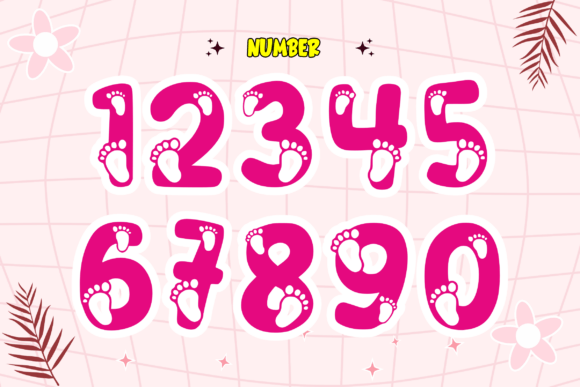 Baby Birthday Font - Preview 4