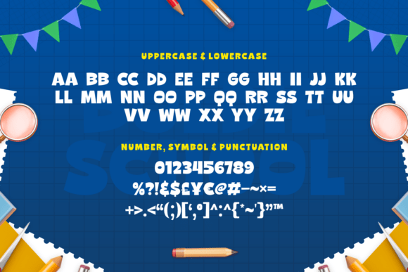 Boldie School Font - Preview 6