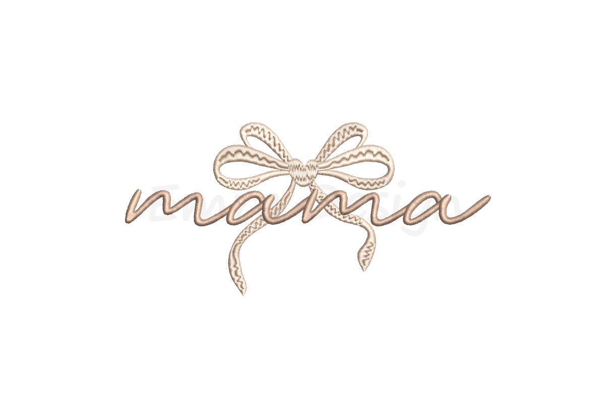 Coquette Mama Embroidery Design