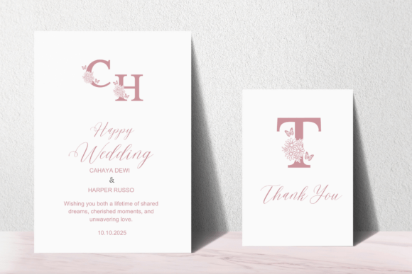 Daisy Butterfly Font PNG with transparent background - Preview 5
