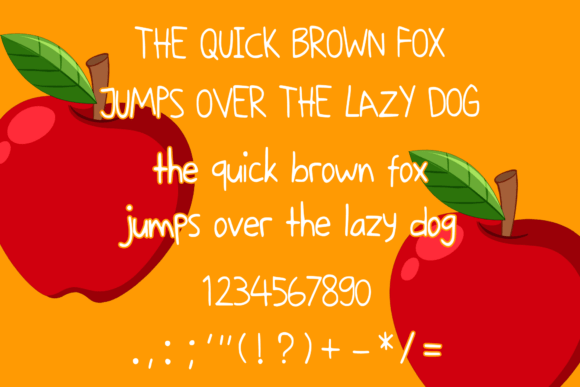 Doodly Apple Font - Preview 4