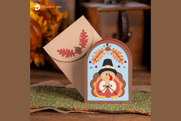 Give Thanks Card SVG
