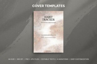 Habit Tracker Cover Template Set Graphic by Pugazh Logan · Creative Fabrica