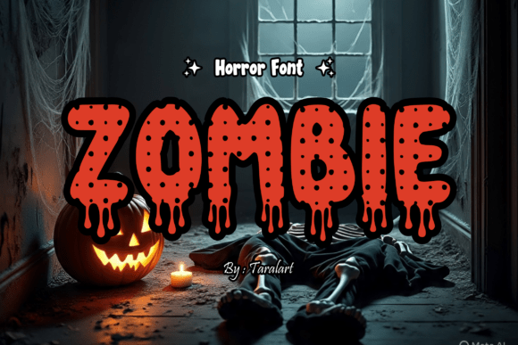 Halloween Blood Font PNG with transparent background - Preview 1