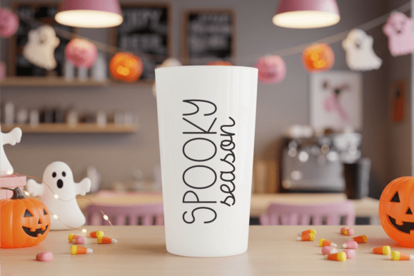 Handwritten Halloween Font PNG with transparent background - Preview 4