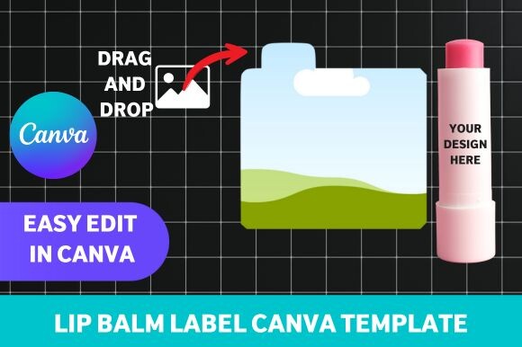 Lip Balm Label Canva Template