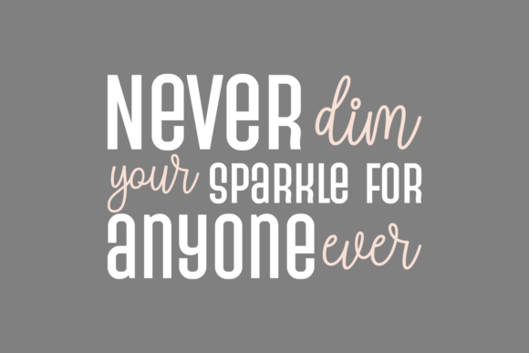 Modern Luxury Font PNG with transparent background - Preview 3