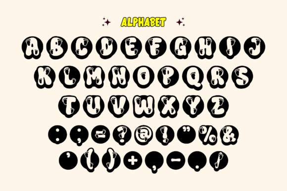My Feet Font PNG with transparent background - Preview 3