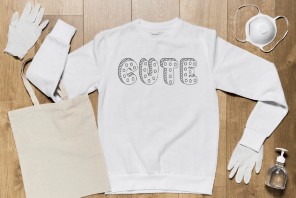 Octopus Sketch Font PNG with transparent background - Preview 2