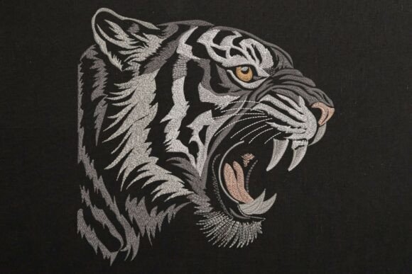 Realistic Tiger Head