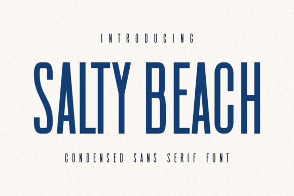 Salty Beach Sans Serif Font By CraftedType Studio