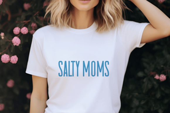 Salty Beach Font PNG with transparent background - Preview 1