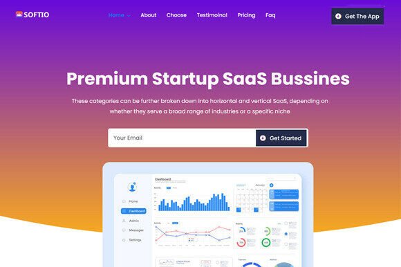 Softio - Multipage App & Software