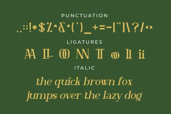 Antara Font - Preview 3