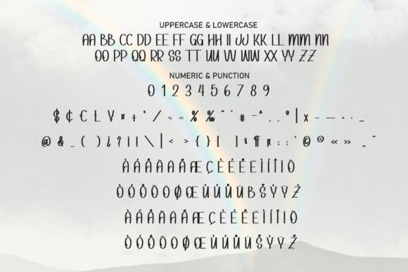 Boho Rainbow Font - Preview 6