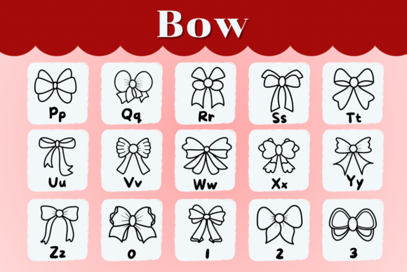 Bow Font - Preview 2