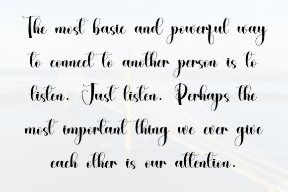 Bridges Font - Preview 3