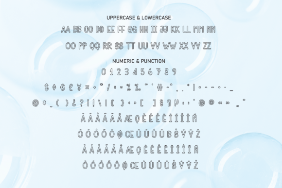 Bubble Creative Font - Preview 6