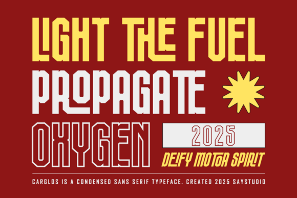 Carglos Font - Preview 1