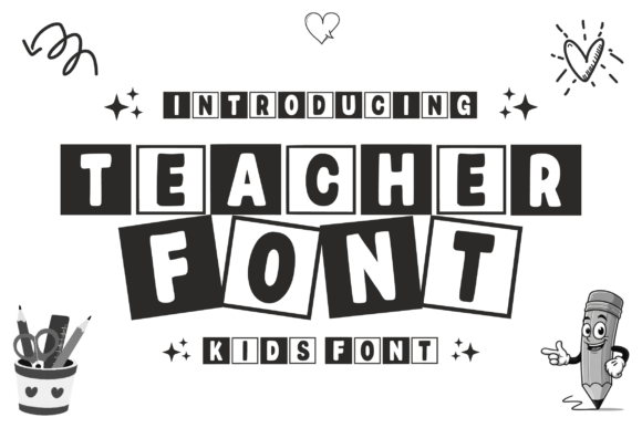 Cartoon School Font - Preview 1