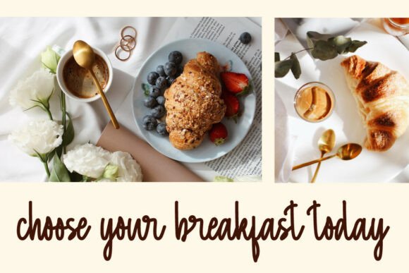 Croissant Cream Font - Preview 4