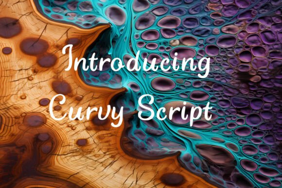 Curvy Script Font - Preview 1