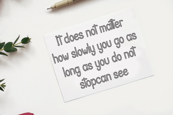 Digital Coloring Font PNG with transparent background - Preview 4