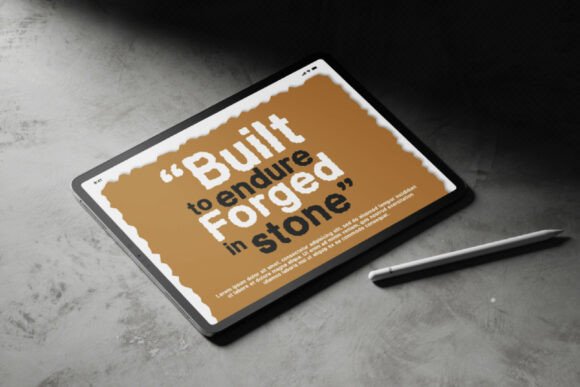Freak Stone Font - Preview 5