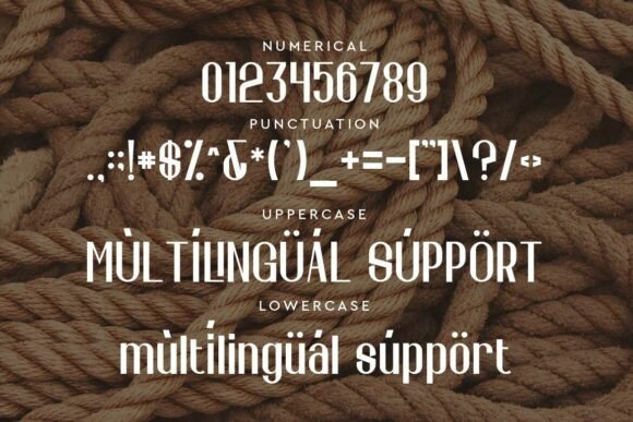 Galine Font PNG with transparent background - Preview 2