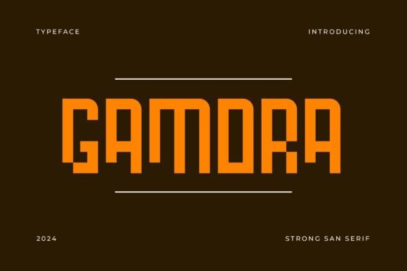 Gamora Sans Serif Font By Artiveko