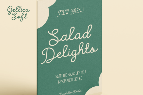 Gellica Soft Font - Preview 4