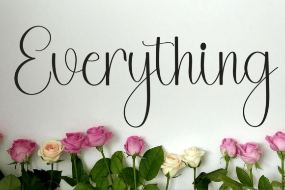 Healing Something Font PNG with transparent background - Preview 6