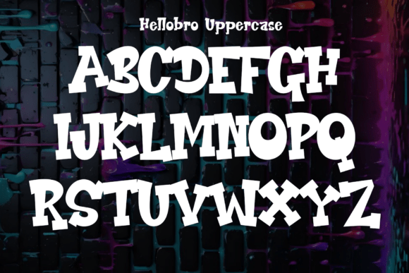Hellobro Font - Preview 3