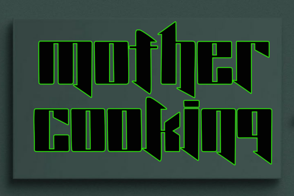 Hightechs Font PNG with transparent background - Preview 3