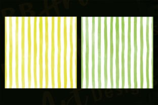 Neon Watercolor Stripes Pattern Paper Graphic by BB Art Designs ...