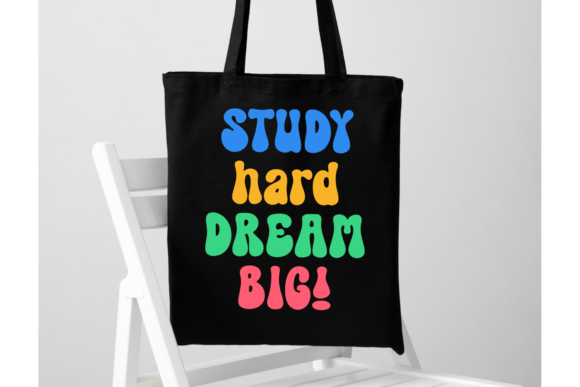 Retro Study Font PNG with transparent background - Preview 4