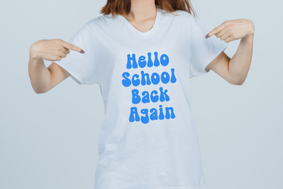 Retro Study Font PNG with transparent background - Preview 5