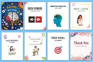 🧠 2026 ADHD Mega Bundle Planner Graphic by designmela01 · Creative Fabrica